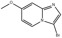 IMidazo[1,2-a]pyridine, 3-broMo-7-Methoxy- 结构式