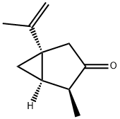 Bicyclo[3.1.0]hexan-3-one, 4-methyl-1-(1-methylethenyl)-, (1R,4S,5R)- (9CI) 结构式