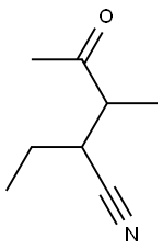 Pentanenitrile, 2-ethyl-3-methyl-4-oxo- (9CI) 结构式