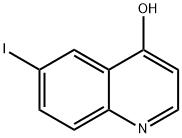 6-碘-4-羟基喹啉 结构式