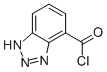 1H-Benzotriazole-4-carbonyl chloride (9CI) 结构式