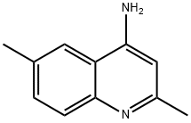 2,6-二甲基喹啉-4-胺 结构式
