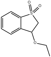 Benzo[b]thiophene, 3-ethoxy-2,3-dihydro-, 1,1-dioxide (9CI) 结构式