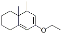 Naphthalene, 3-ethoxy-1,5,6,7,8,8a-hexahydro-1,8a-dimethyl- (9CI) 结构式