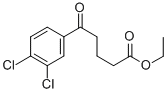 5-(3,4-二氯苯基)-5-氧代戊酸乙酯 结构式