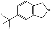 5-三氟甲基异吲哚啉 结构式