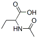 2-(乙酰基氨基)丁酸 结构式