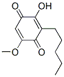 2-Hydroxy-5-methoxy-3-pentyl-p-benzoquinone 结构式