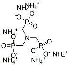 [NITRILOTRIS(METHYLENE)]TRISPHOSPHONIC ACID, AMMONIUM SALT 结构式