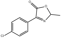 3-Oxazolin-5-one,  4-(p-chlorophenyl)-2-methyl-  (8CI) 结构式