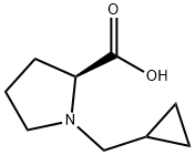 1-环丙基甲基-吡咯烷-2-羧酸盐酸盐 结构式