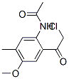 Acetamide,  N-[2-(chloroacetyl)-4-methoxy-5-methylphenyl]-  (9CI) 结构式