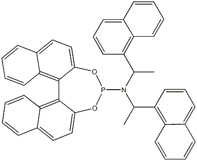 3,4- A']二萘-4 - 基)双[(1R)-1 - (1 - 萘基)乙基]胺 结构式