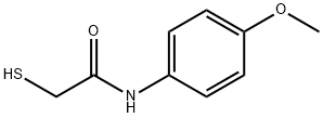 2-巯基-N-(4-甲氧基苯基)乙酰胺 结构式