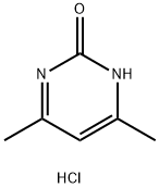 4,6-二甲基-2-羟基嘧啶盐酸盐 结构式