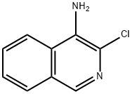 3-氯-4-异喹啉胺 结构式