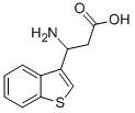3-AMINO-3-BENZO[B]THIOPHEN-3-YL-PROPIONIC ACID 结构式
