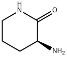 (S)-3-氨基哌啶-2-酮盐酸盐 结构式