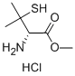 D-青霉胺酸甲酯盐酸盐 结构式