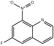 6-FLUORO-8-NITROQUINOLINE 结构式