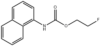 N-(Naphthalen-1-yl)carbamic acid 2-fluoroethyl ester 结构式