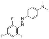 N,N-Dimethyl-p-[(2,4,6-trifluorophenyl)azo]aniline 结构式