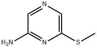 Pyrazinamine, 6-(methylthio)- (9CI) 结构式