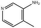 3-氨基-4-甲基吡啶 结构式