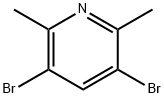 2,6-二甲基-3,5-二溴吡啶 结构式