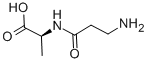 (S)-2-(3-氨基丙酰氨)丙酸 结构式