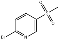 2-溴-5-甲砜基吡啶 结构式