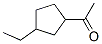 Ethanone, 1-(3-ethylcyclopentyl)- (9CI) 结构式