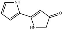3H-Pyrrol-3-one, 1,2-dihydro-5-(1H-pyrrol-2-yl)- (9CI) 结构式