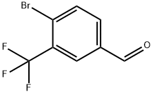 3-三氟甲基-4-溴苯甲醛 结构式