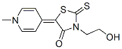 3-(2-羟乙基)-5-[1-甲基-4(1H)-亚吡啶基]绕丹宁 结构式