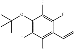 4-(TERT-BUTOXY)-2,3,5,6-TETRAFLUOROSTYRENE 结构式