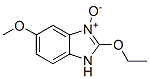 1H-Benzimidazole,2-ethoxy-5-methoxy-,3-oxide(9CI) 结构式