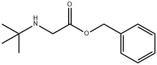 2-(叔丁基氨基)乙酸苄酯 结构式