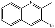 3-溴-2-甲基喹啉 结构式