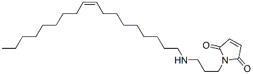(Z)-1-[3-(9-octadecenylamino)propyl]-1H-pyrrole-2,5-dione  结构式