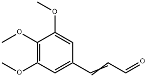 3,4,5-TRIMETHOXYCINNAMALDEHYDE 结构式