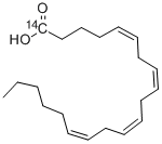 ARACHIDONIC ACID, [1-14C]- 结构式