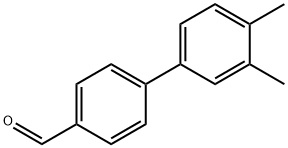 3,4-二甲基联苯-4-甲醛 结构式
