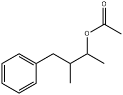 1,2-dimethyl-3-phenylpropyl acetate 结构式