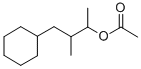 alpha,beta-dimethylcyclohexylpropyl acetate 结构式