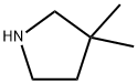 3,3-二甲基吡咯盐酸盐 结构式