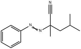 2,4-dimethyl-2-(phenylazo)valeronitrile 结构式