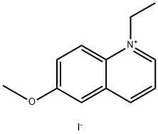6-甲氧基-N-乙基喹啉碘化物 结构式