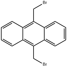 9,10-Bis(bromomethyl)anthracene 结构式
