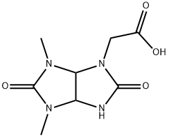 (4,6-二甲基-2,5-二氧代-六氢- 咪唑并[4,5-D]咪唑-1-基)-乙酸 结构式